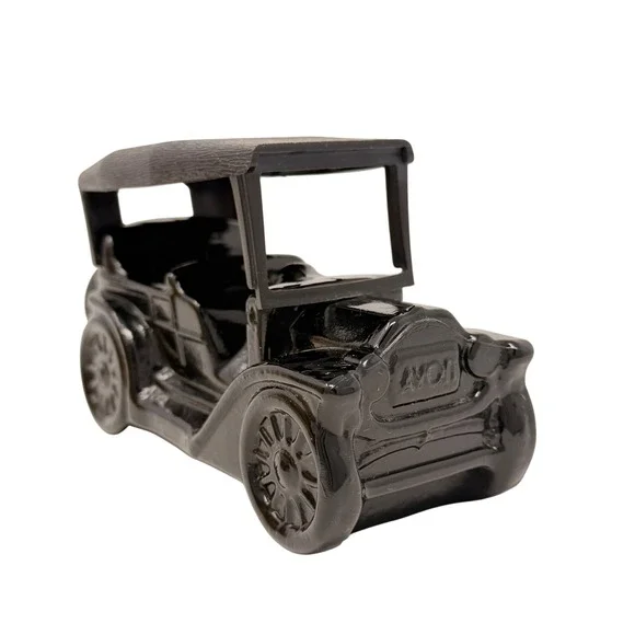 NOS Avon Touring T After Shave Bottle Men 6oz Black  Vintage Decanter - Picture 9 of 16